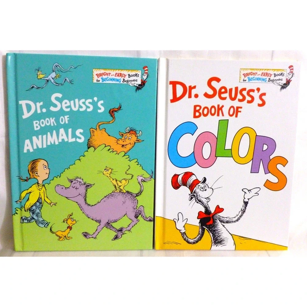 Dr. Suess Book Of Animals & Dr. Suess Book Of Colors - 2 Books For Beginners